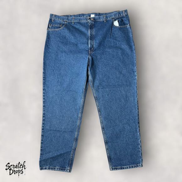 Vintage Levi's Strauss Signature 545 Men's Jeans NWT Deadstock W52 L32 Loose Fit - Picture 2 of 8